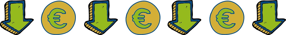Pfeile und Euros 1200x150
